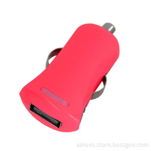 5V 2A car charger for iPhone, smartphones, single USB, small in size